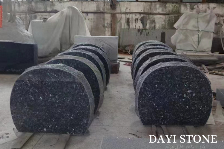 Blue Pearl Granite Stone Headstones -USA headstone